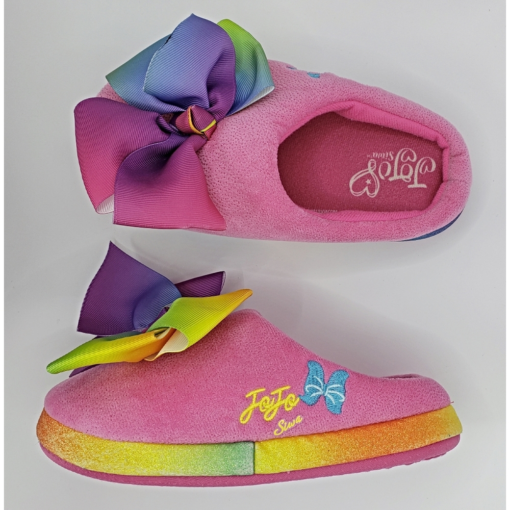 Jojo Siwa Pink with Bow Slippers